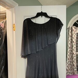 Elegant Black Sparkle Women’s Dress